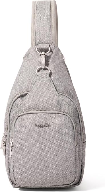 Baggallini Women's Central Park Sling 12"x7" Crossbody Bag W/Convertible Adjustable Shoulder Strap