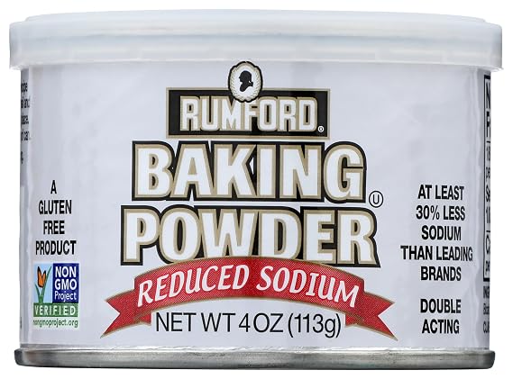 Rumford Reduced Sodium Baking Powder, 4 Ounce