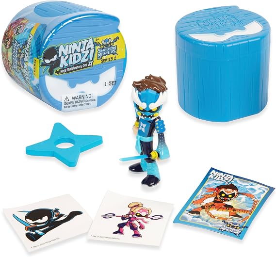 Mini Mystery Set Mini Mystery Set with 5 Exciting Toys to Discover inside, Officially Licensed Ninja Kidz Merch
