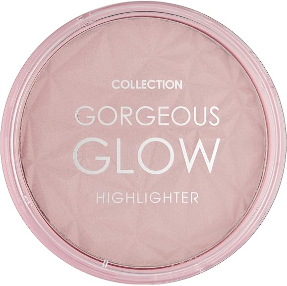Collection Cosmetics Gorgeous Glow Powder Highlighter, Shimmering Powder, Rose
