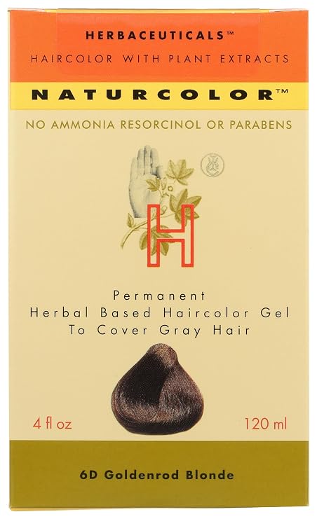 Naturcolor Haircolor - 6D Goldenrod Blonde Hair Dye, 4 Fl Oz