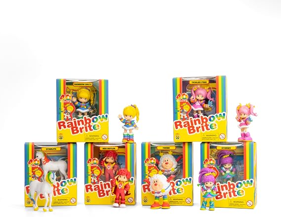 Rainbow Brite 2.5" Collectible Figures - Case of 12 Assorted Figures