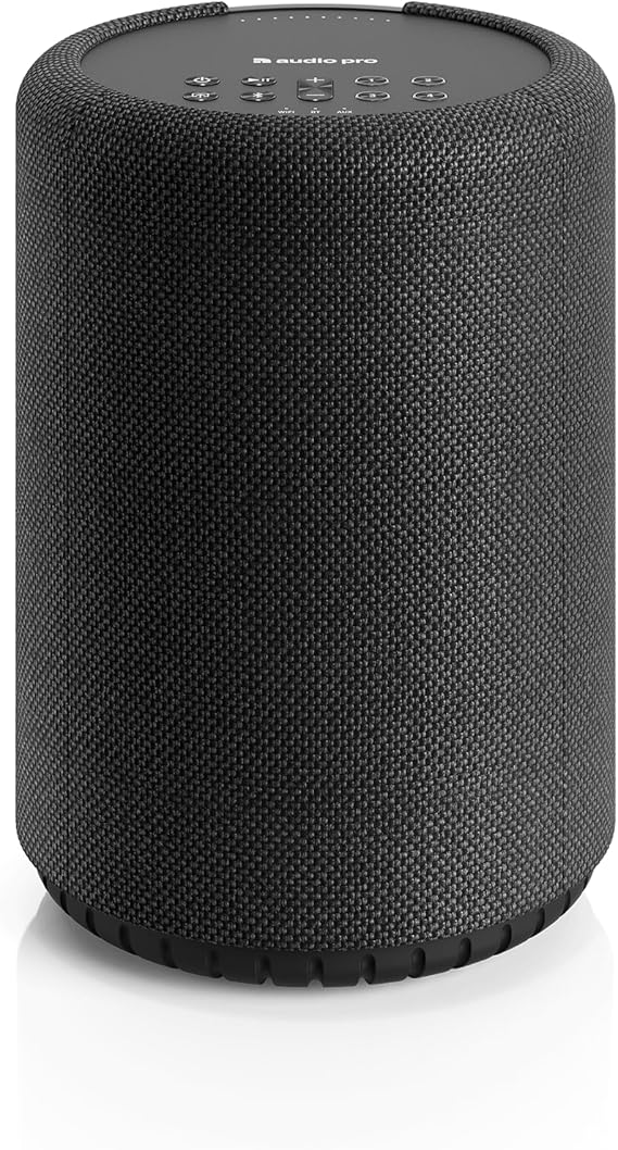 Audio Pro A10 MkII W - WiFi & Bluetooth Multiroom Speaker - Black