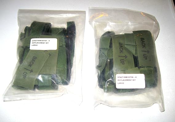 WASOTO 2 Army Lightweight Helmet Sweatband Chin Strap Replacement Kit Large Y