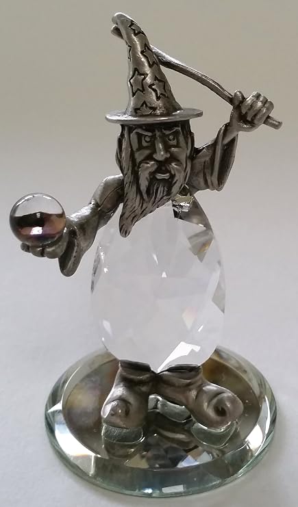 Pewter and Crystal Wizard