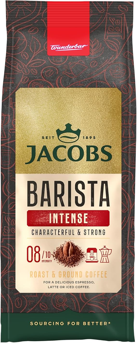 Jacobs Barista Intense Ground Coffee 200gr