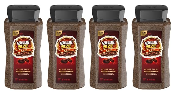 Tasters Choice Instant Coffee 14 oz Plastic Jar (4 Count)