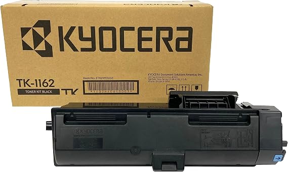 KYOCERA TK-1162 Black Toner Cartridge for P2040dw / P2040dn Model Laser Printers (1T02RY0US0)