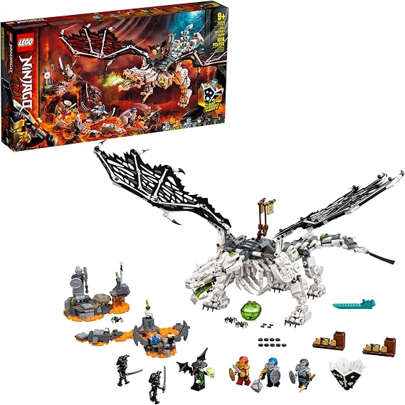 LEGO NINJAGO Skull Sorcerers Dragon 71721 NINJAGO Dragon Set Featuring Warrior Toy Figures (1,016 Pieces)