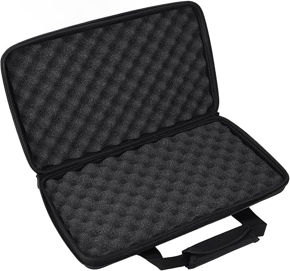 DJ Controller Hard Case, Portable 2 Channel DJ Controller Storage Bag with Cushioning Sponge and Double Zippers, for DDJ FLX4 400 SB2 SB3