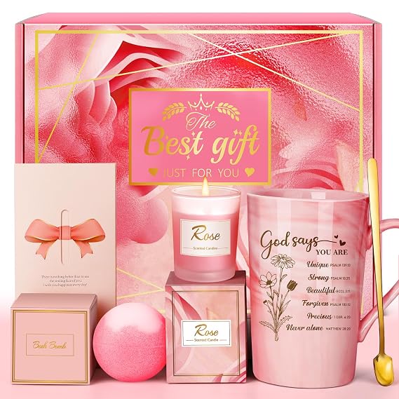 Eletorot Christian Gifts For Women Birthday Set for Friend Sister Daughter