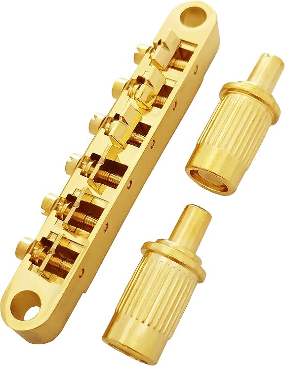 Tune-O-Matic Electric Guitar Bridge SG LP Style Guitar Parts Replacement Gold