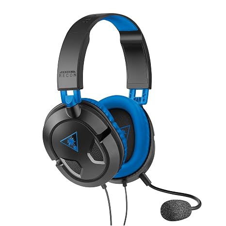 Turtle Beach - Ear Force Recon 60P Amplified Stereo Gaming Headset PS4, Xbox One (Compatible w/ Xbox One Controller w/ 3.5mm Headset Jack), and PS3