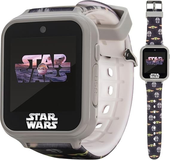 Star Wars Kids Interactive Smartwatch with 10 Watch Faces, Camera, Games, Alarm & Step Counter, Officially Licensed, Fits Wrists 5.5'' to 8''