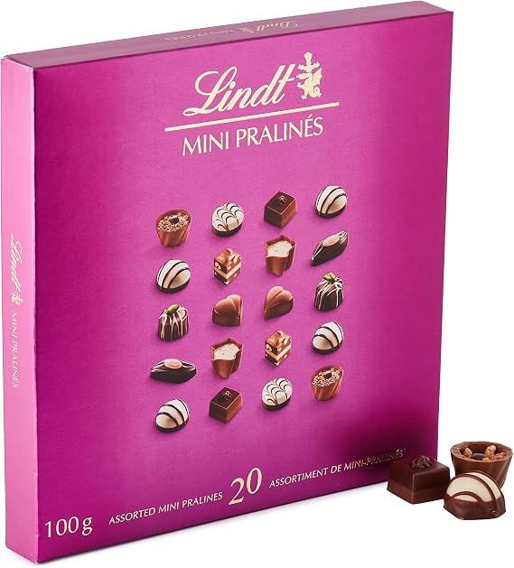 Lindt & Sprungli Lindt Mini Pralines Pink, 100g