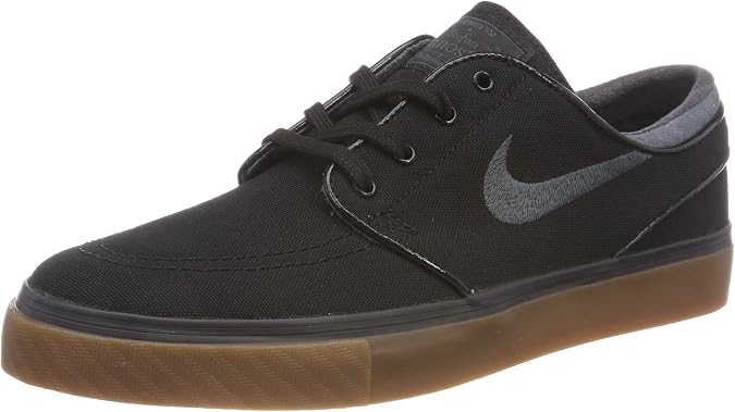 Nike SB Zoom Stefan Janoski Canvas BlackAnthraciteGum Medium Brown Mens Skate Shoes 12
