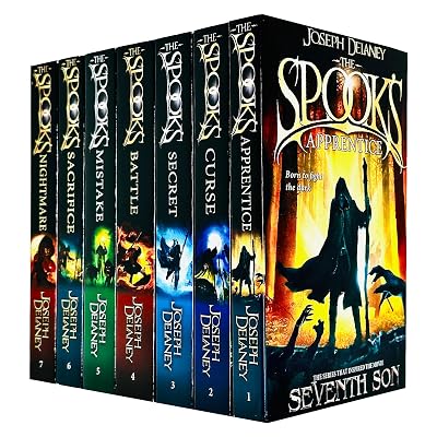 The Spooks Books 1 - 7 Wardstone Chronicles Collection Set by Joseph Delaney Apprentice, Curse, Secret, Battle, Mistake, Sacrifice & Nightmare Paperback January 1, 2020