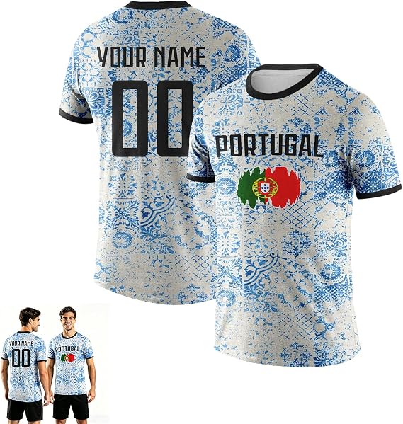 Personalised Football Shirt 2026, Custom Football Jersey for Men Women Youth with Name and Number