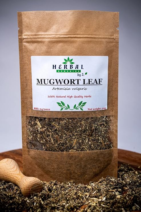 Mugwort Tea Dried Pure Loose Leaves/Artemisia Vulgaris - Herbal Remedies by J. - Bylica pospolita