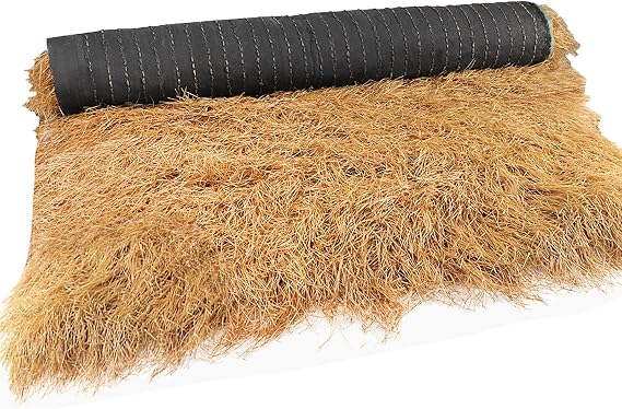 Roof Simulation Thatch Decorative Rolls Artificial Synthetic Thatch Roof for Tiki Bar Hawaiian Garden Gazebo Roof(Size:1 * 10m(3.2 * 32.8ft))
