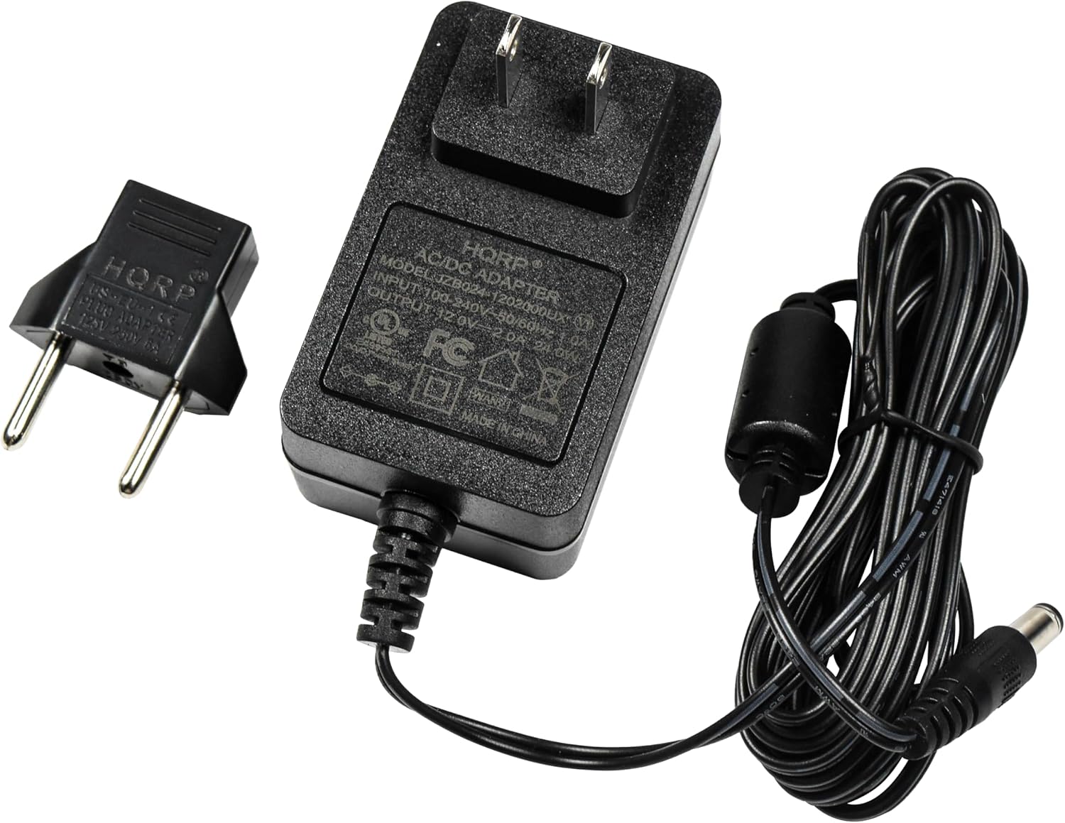 HQRP 12V AC Adapter Compatible with HP ScanJet 0957-2291 2400 3500 3670 3690 3770 3800 Scanner Power Supply PSU Cord Adaptor [UL Listed]  Euro Plug Adapter