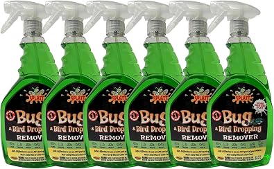 Rislone Splatt Bug and Bird Dropping Remover, 32 Fl Oz, (Pack of 6)