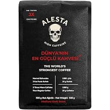 Yüksek Kafeinli Öğütülmüş Filtre Kahve 500 g | 3 Kat Kafein – High Caffeine