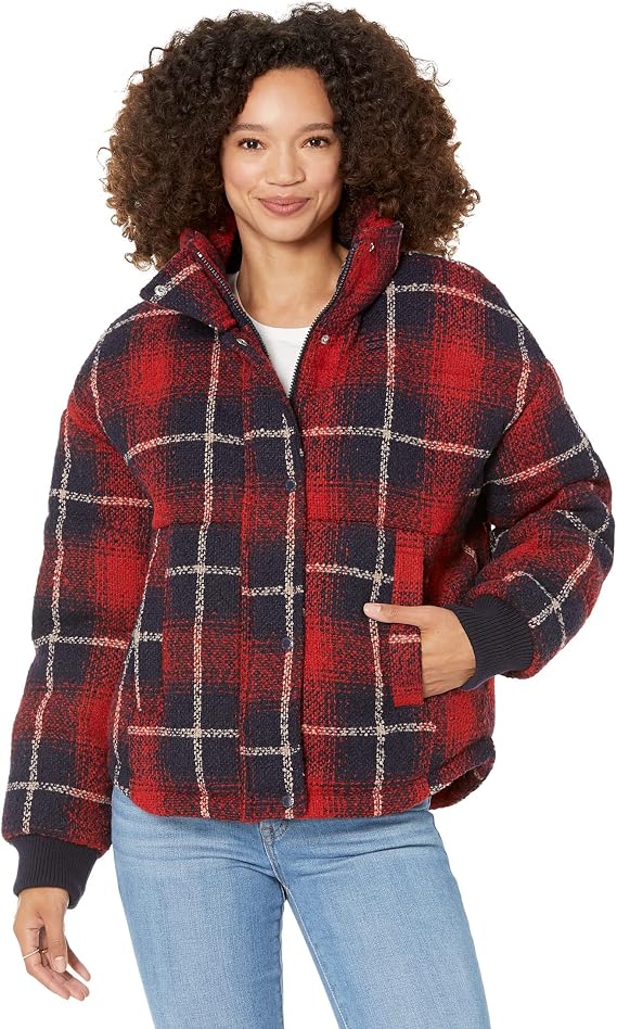 Levi's Women's Cinch Waist Puffer Jacket