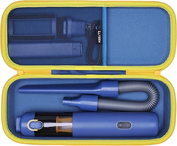 LTGEM Case Compatible with Fanttik Slim V8 / Slim V10 APEX Car Vacuum, Blue(Case Only)