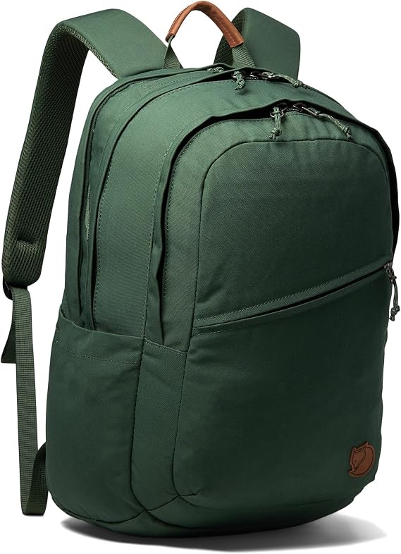 Fjallraven Raven 28 Backpack - Multi-Pocket Organization, Padded Support, Durable Fabric - Commuting, Travel, Deep Patina