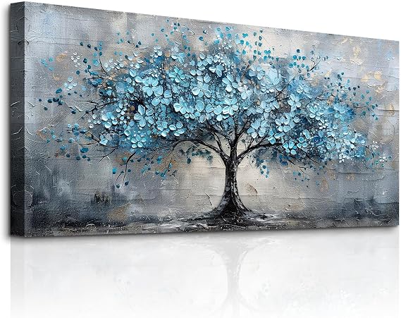 MHARTK66 Aesthetic Pictures Living Room Tree of Life Painting 50 x 100 cm