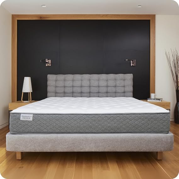 Marriott Hotel Mattress | 12" Memory Foam Mattress & Plush Top | Bed in a Box | Cooling Gel Foam with Back Support | Commercial Grade | CertiPUR-US Certified | King
