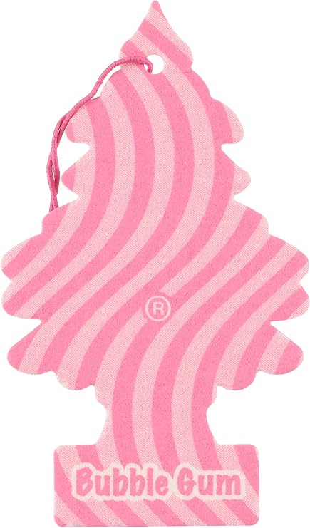 Little Trees Air Freshener Tree MTR0066 Bubble Gum Fragrance For Car Home Boat Caravan - Single Pack