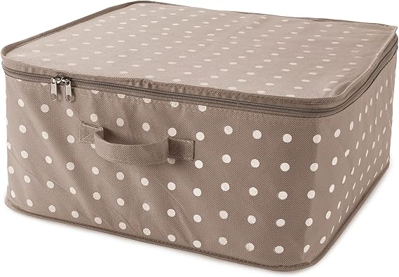 Compactor Polypropylene Rivoli Zipper Box, Large, Brown