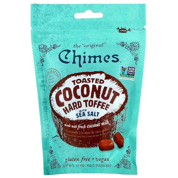 Chimes Toffee Hard Coconut Sea Salt, 3.5 oz