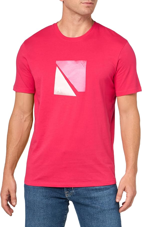 Armani Exchange Men's Regular Fit Cottonsquare Logo Tee