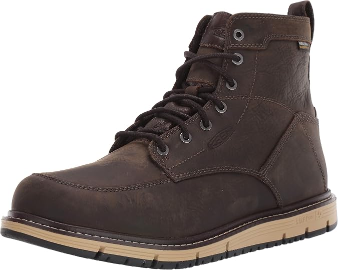 KEEN Utility Men's San Jose 6" Soft Toe Waterproof Wedge Work Boots Construction, US