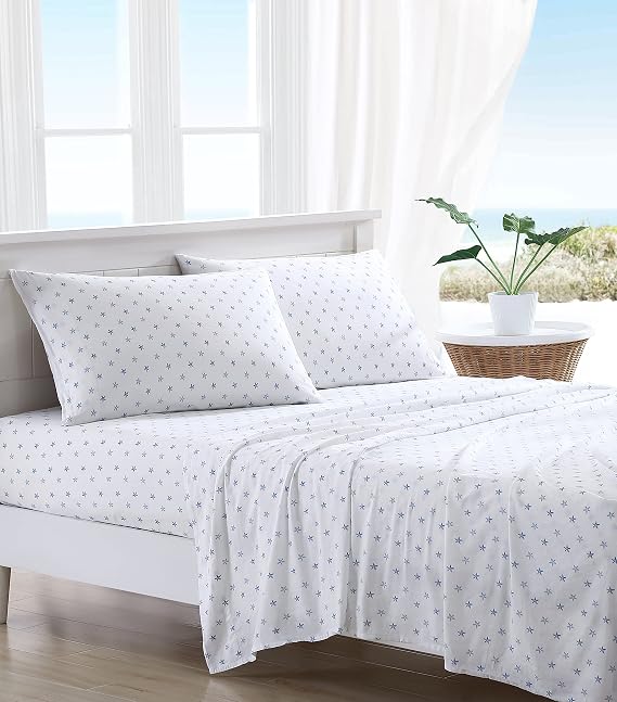Tommy Bahama - King Size Sheet Set with Fitted Sheet & Pillowcases