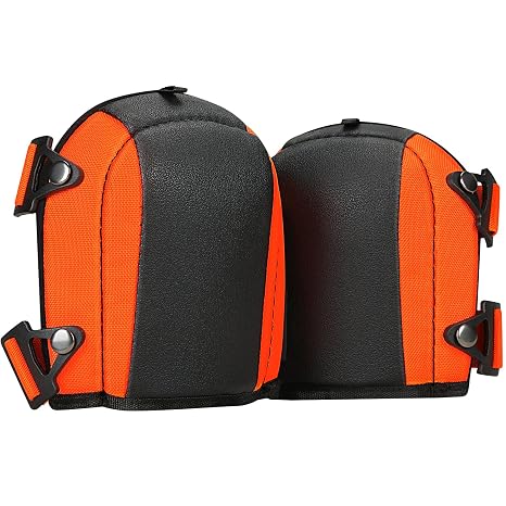 Anti-Slip Knee Pads Work with Adjustable Straps, Foam Padding