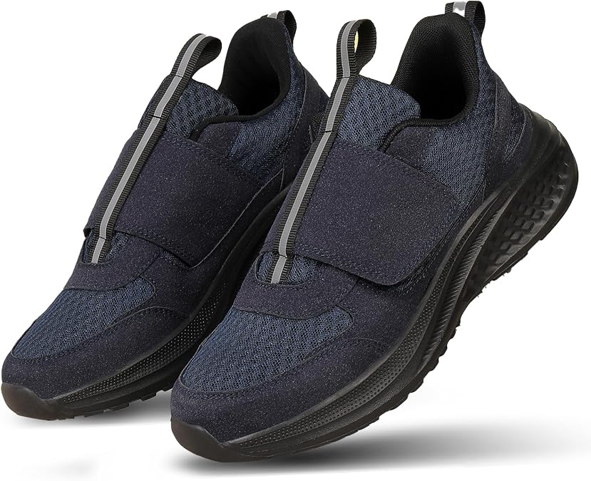 Diabetic Shoes for Men Slip on Wide Orthopedic Adjustable Sneakers