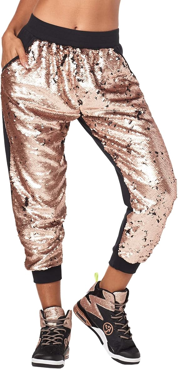 Zumba Womens Women's Soft Breathable Activewear Harem Capri Workout Pants