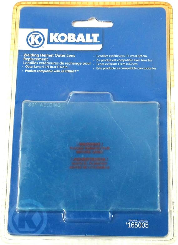 Kobalt Welding Helmet Outer Lens Replacement Pack of 2