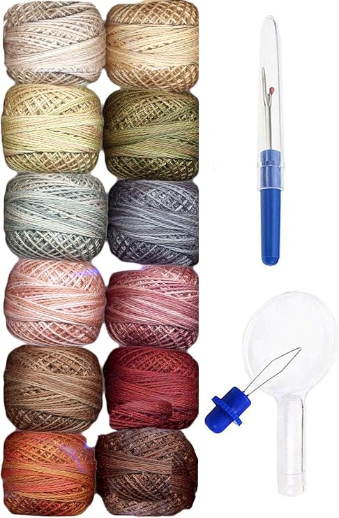 Valdani Embroidery Thread Perle Cotton Size 8 Hand-Dyed PC8-BornQuilt