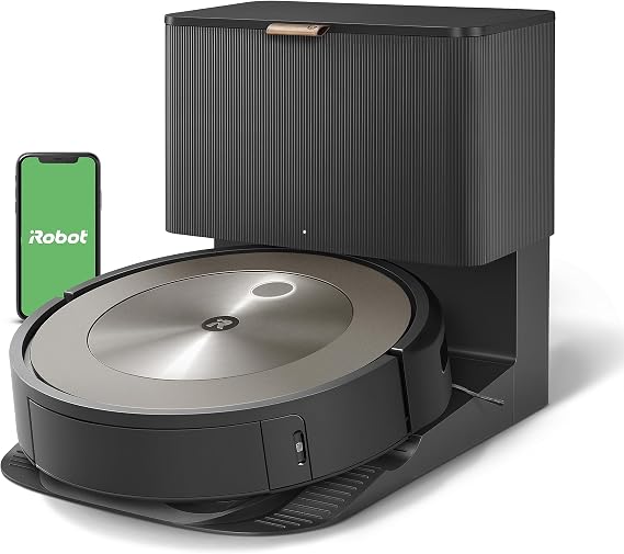 iRobot Roomba j9+ Self-Emptying Robot Vacuum Powerful Suction, Identifies and Avoids Obstacles Like Waste, Self-Empties for 60 Days, Best for Homes with Pets, Smart Mapping, Works with Alexa