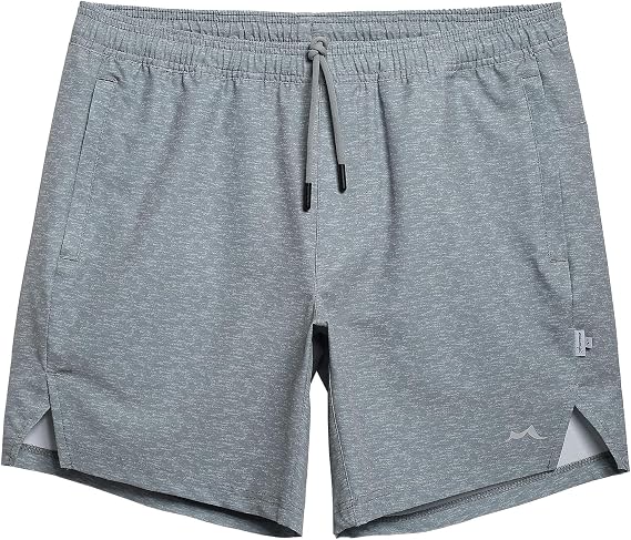 maamgic Men's Athletic Workout Shorts 7 Inch Quick Dry Gym Running No Liner
