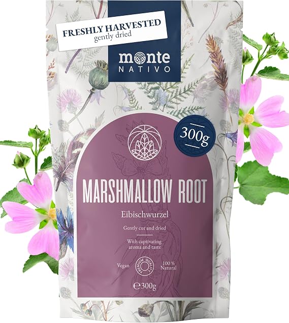 Marshmallow Root Tea Monte Nativo (300g) - Marshmallow Root Gently Dried