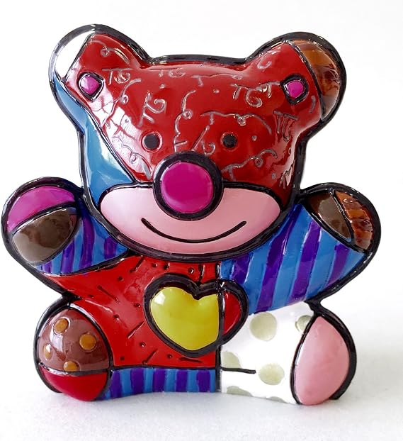 Romero Britto Mini Bear, Love Bear, by Giftcraft