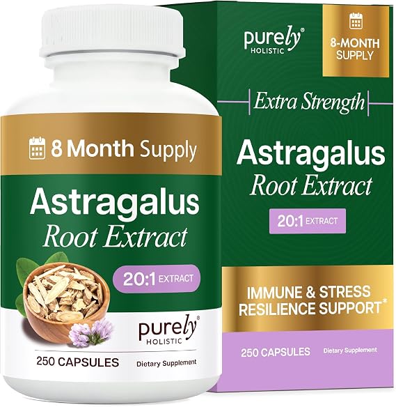 Astragalus Root, 8 Month Supply, Immune Support, 20:1 Astragalus Extract