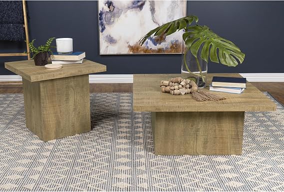 Square 2-Piece Coffee Table Set