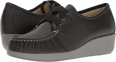 SAS Bounce - Shoes for Women - Leather Upper - Breathable Textile Lining - Cushioned and Leather-Lined Footbed